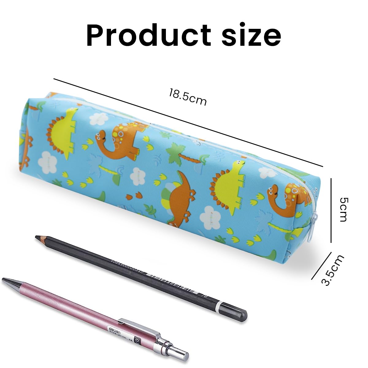 Climberty 6Pcs Girls Pencil Pouch Cartoon Printed Pencil Pouch, 7.28'' Color Dinosaur Print Pencil Pouch Pencil Organizer Bag for Pens, Crayons, Stationery, Tools, Color Pens (Random Color) Climberty 6Pcs Girls Pencil Pouch Cartoon Printed Pencil Pouch, 7.28'' Color Dinosaur Print Pencil Pouch Pencil Organizer Bag for Pens, Crayons, Stationery, Tools, Color Pens (Random Color)